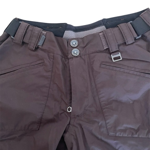 Sessions Ridge Series Snow Ski Snowboard Pants Cargo Brown - Size Small Woman’s - Picture 9 of 16